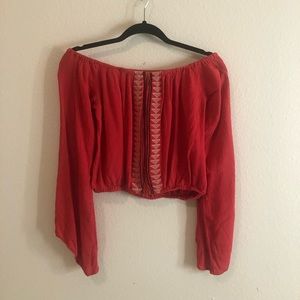 kendall & kylie off the shoulder top